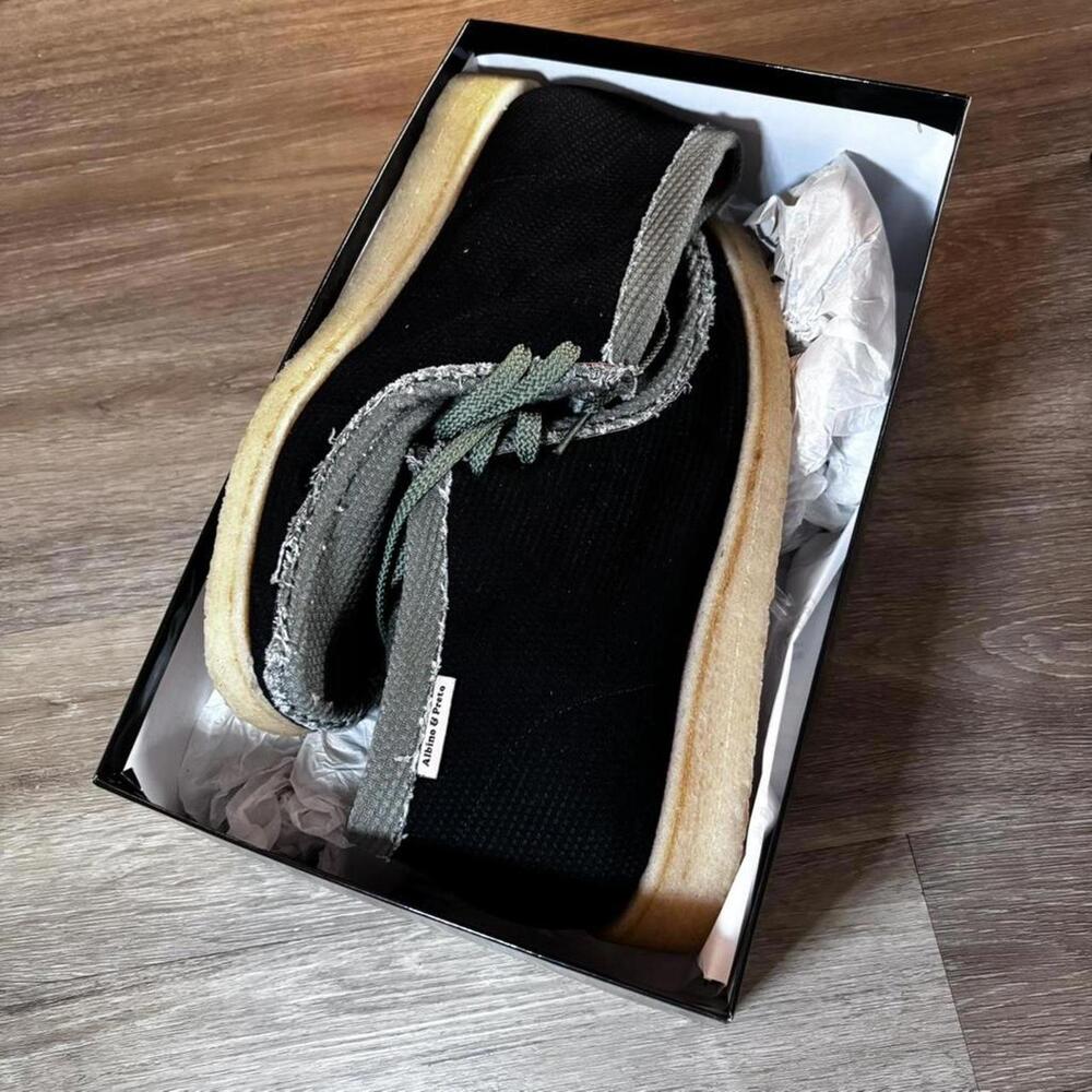 Padmore & Barnes Black P404 Boots 10 Made In Portugal with box